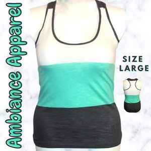 Ambiance Apparel Racerback  Women's Large Tank Top